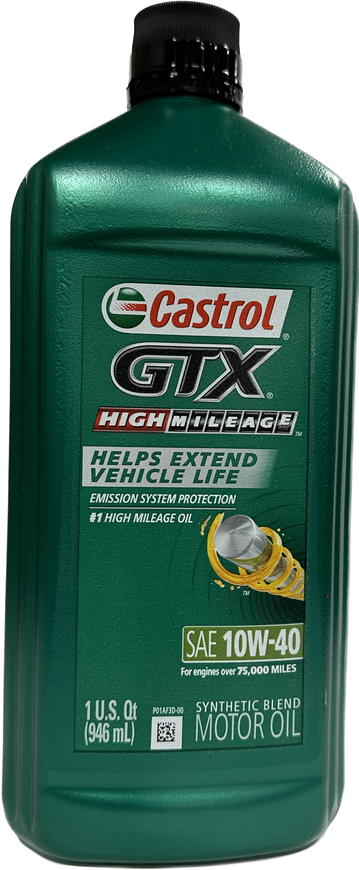 CASTROL-GTX-HIGH MILEAGE 10W40 6/1QT