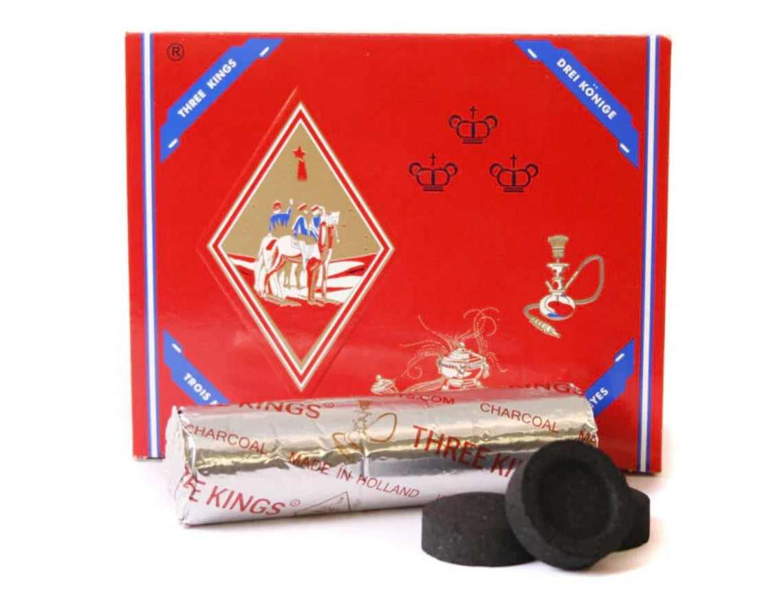 3 KING CHARCOAL 33MM 10CT