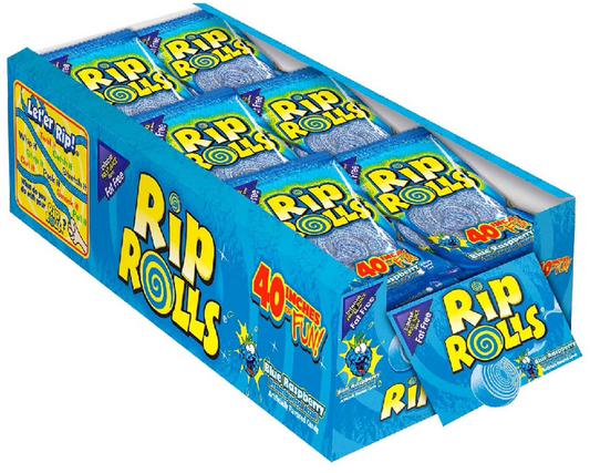 RIP ROLLS BLUE RASPBERRY 24CT