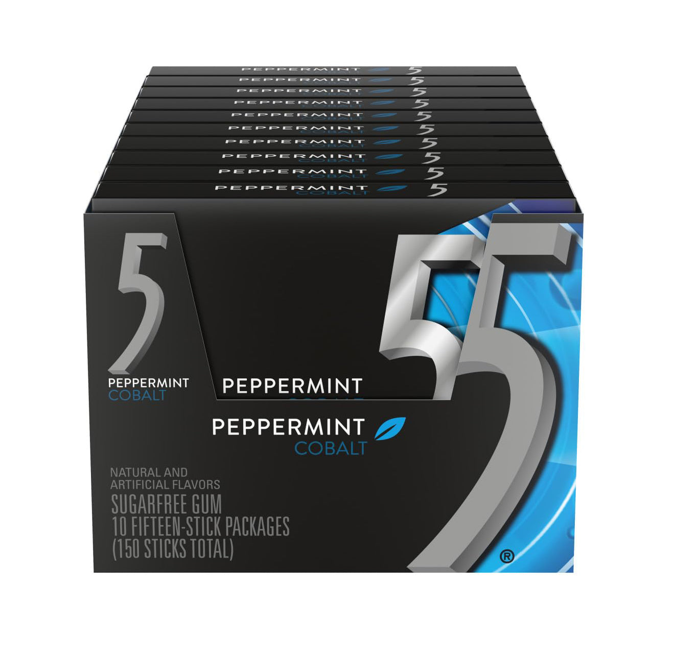 5 GUM PEPPERMINT COBALT 10CT