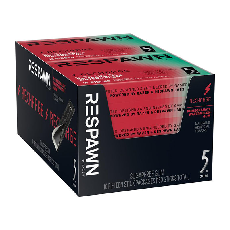 5 GUM RESPAWN POMEGRANATE/WATERMELON 10CT