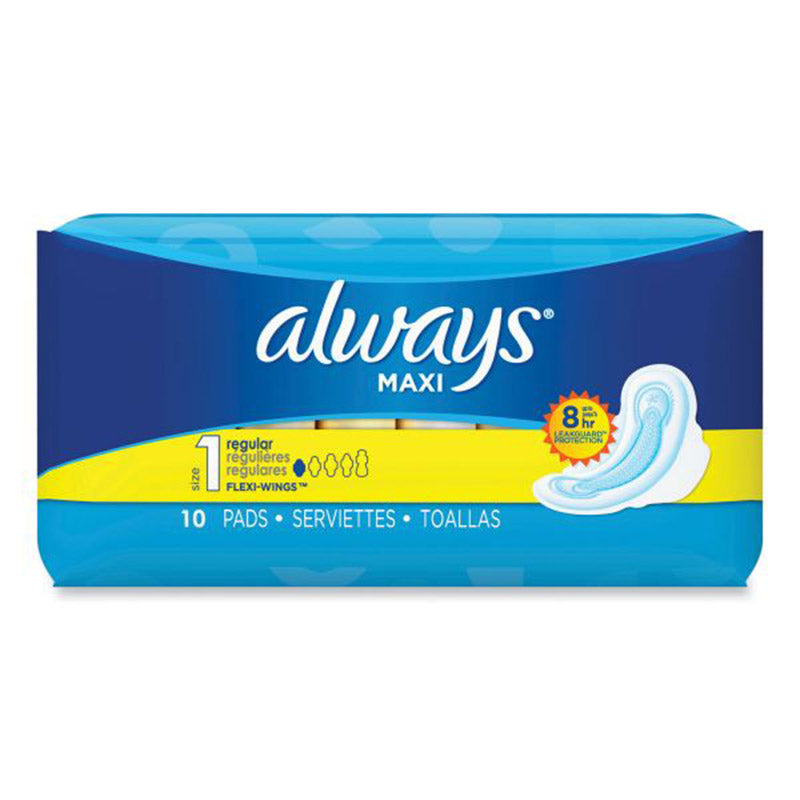 ALWAYS MAXI REG FLEXI WINGS 10PK