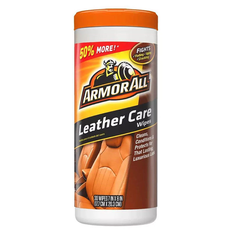 ARMOR ALL LEATHER WIPES 30CT/6PK