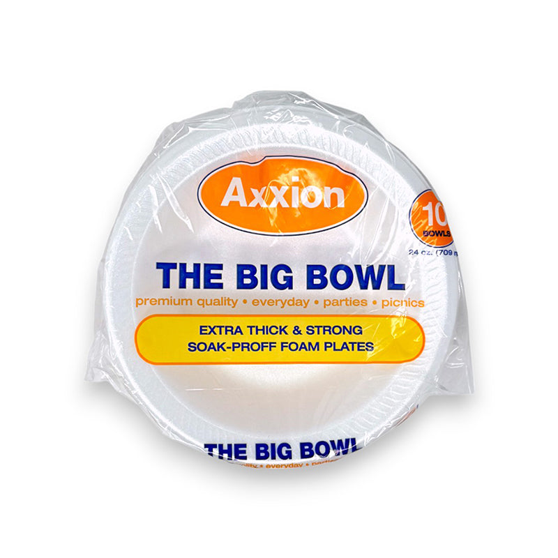 AXXION FOAM BOWL 24OZ/10CT