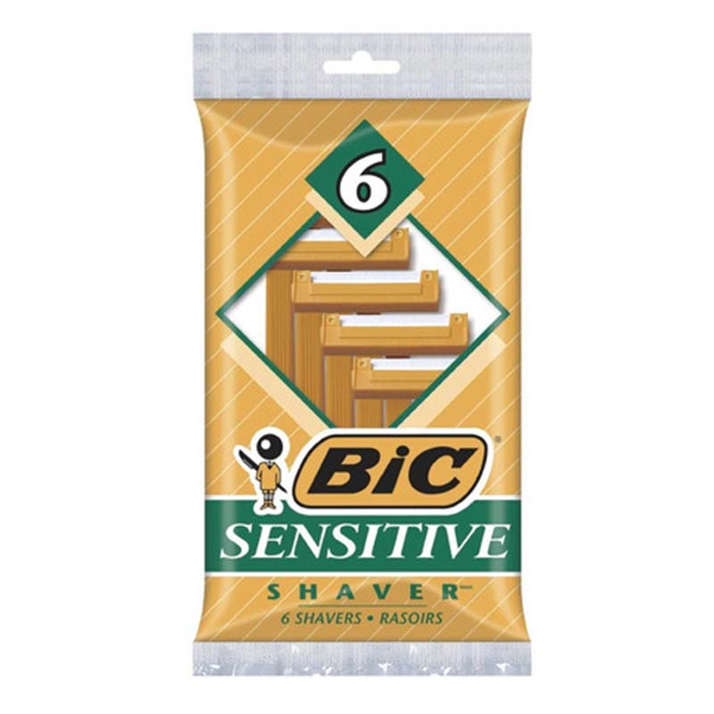 BIC RAZORS SENSITIVE 6PK/1CT