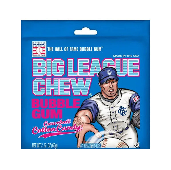 BIG LEAGUE CHEW COTTON CANDY 12CT