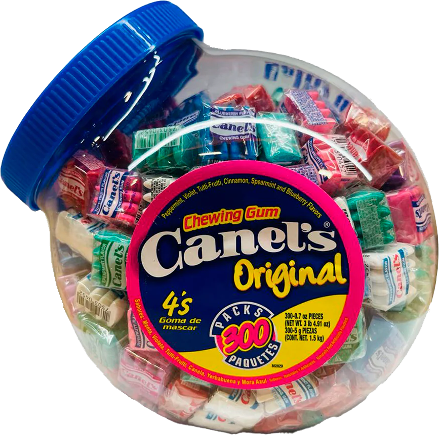 CANEL'S GUM PACK JAR 4PC/300CT