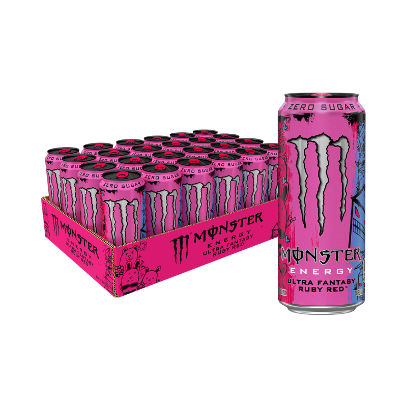 MONSTER ULTRA RUBY RED 16OZ/24CT