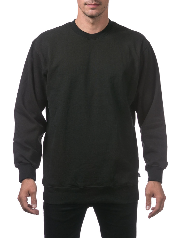 PROCLUBS BLACK CREWNECK M