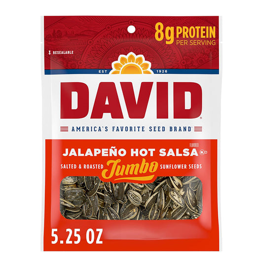 DAVID SUNFLOWER SEEDS SALSA JALAPENO 12/5.25OZ