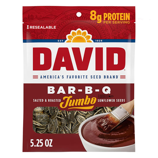 DAVID SUNFLOWER SEEDS BBQ 12/5.25OZ