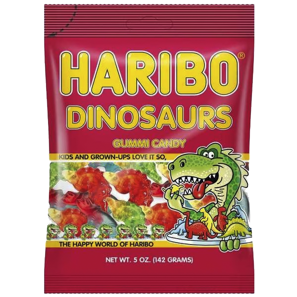 HARIBO DINOSAURS 5OZ/12CT