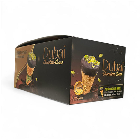 DUBAI CHOCOLAE CONES 10CT