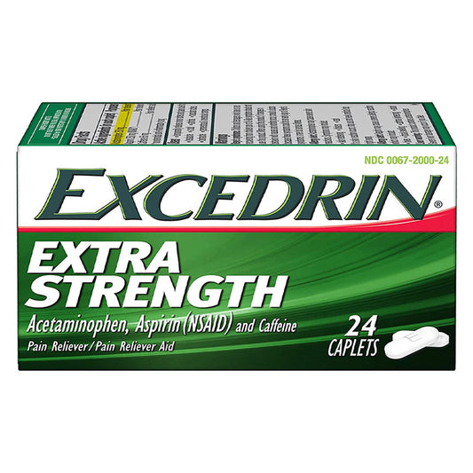 EXCEDRIN XTRA STRE 24CT3PACK