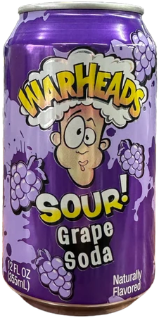 WARHEADS SODA SOUR GRAPE 12CT
