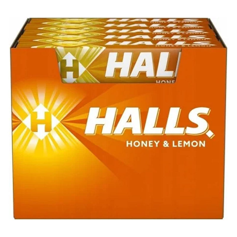 HALLS COUGH DROPS HONEY & LEMON 20CT