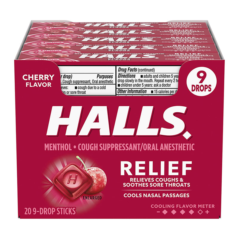 HALLS COUGH CHERRY 20CT
