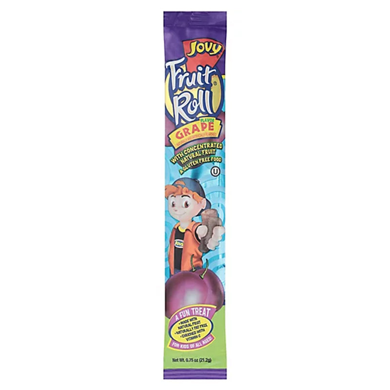 JOVY FRUIT ROLL GRAPE 48CT