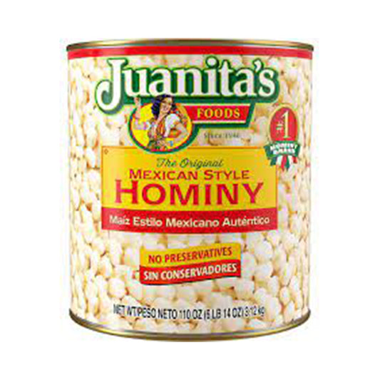 JUANITAS MEXICAN STYLE HOMINY 110OZ