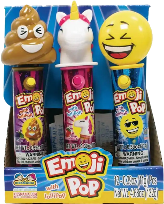 KIDSMANIA EMOJIPOP LOLLIPOP 12C