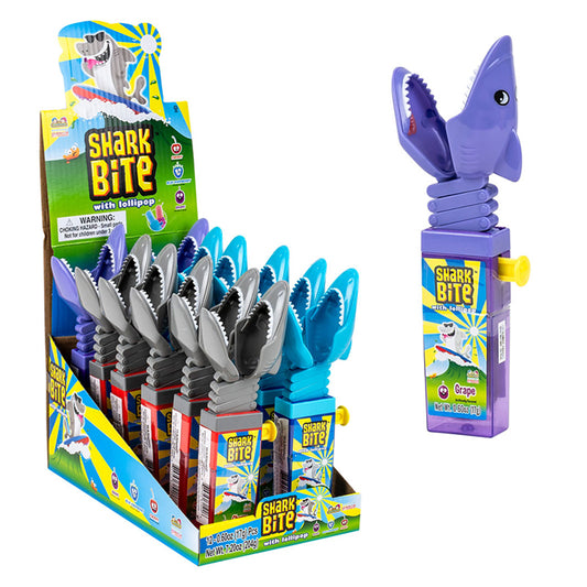 KIDSMANIA SHARK BITE LOLLIPOP 12CT