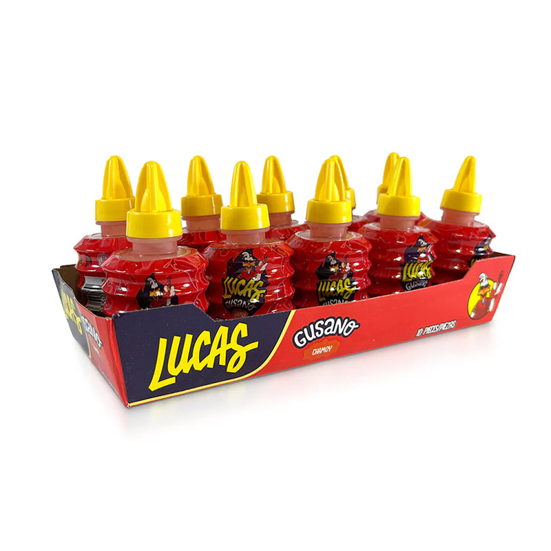 LUCAS GUSANO CHAMOY 10 CT