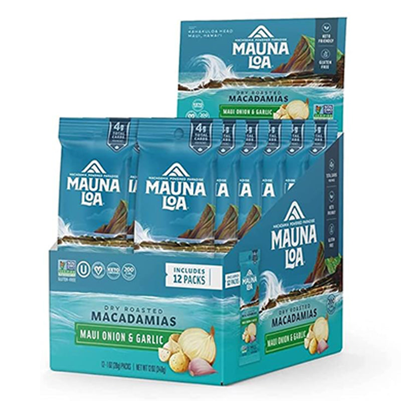 MAUNA LOA MACADAMIA-ONION GARLIC 12CT