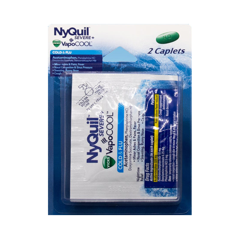 NYQUIL COLD & FLUE SEVERE BLISTER 12CT