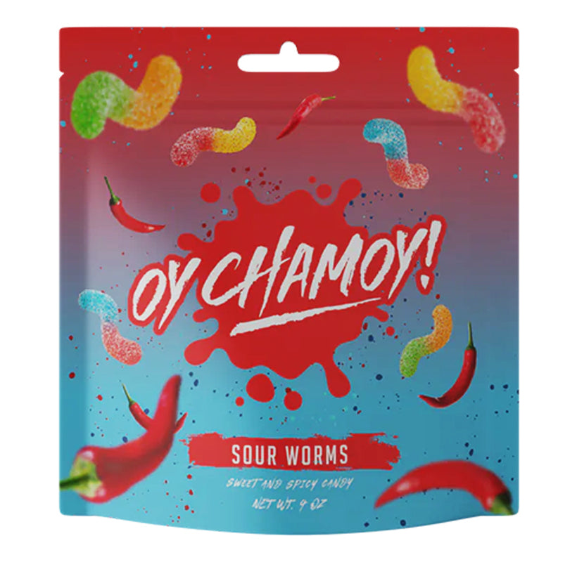 OY CHAMOY! SOUR WORMS 1CT