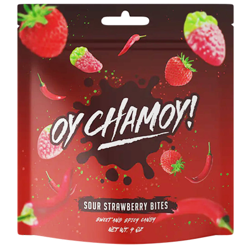 OY CHAMOY! SOUR STRAWBERRY BITES 1CT