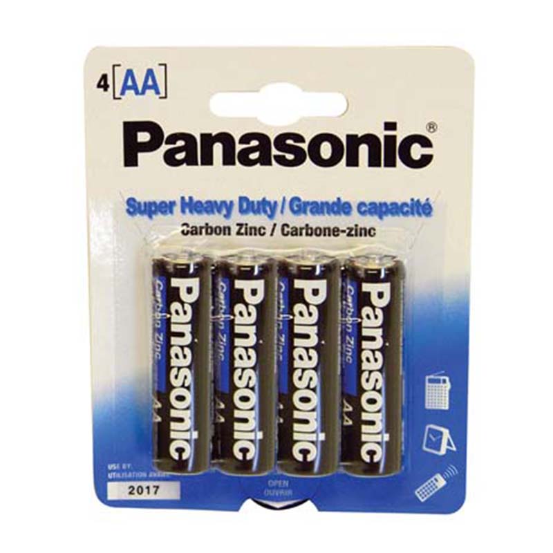 PANASONIC BATTERY AA 12CT 4PK.