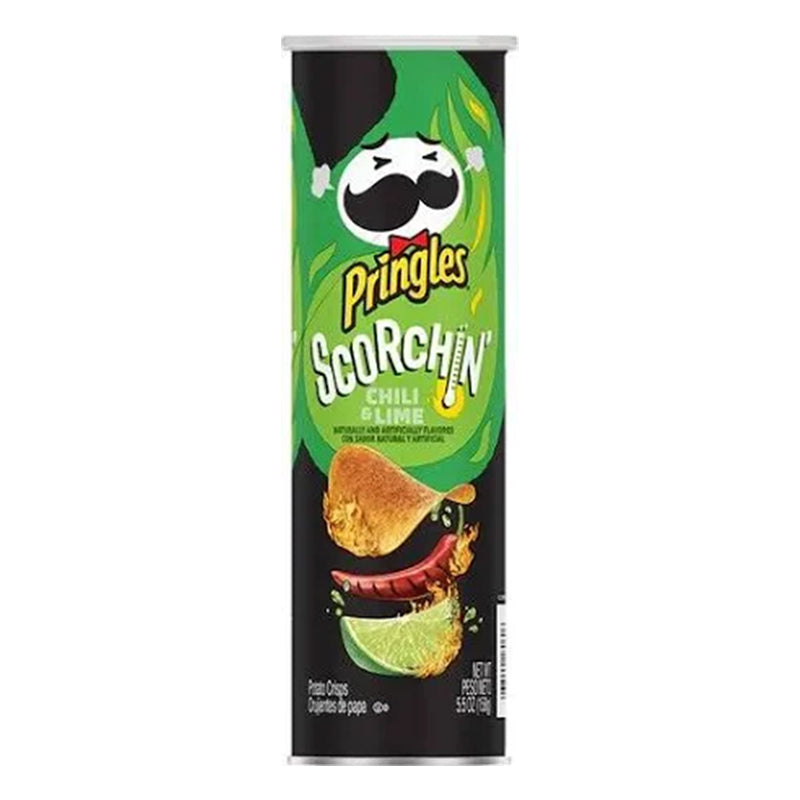PRINGLES SCORCHIN' CHILI & LIME 5.6OZ 1CT