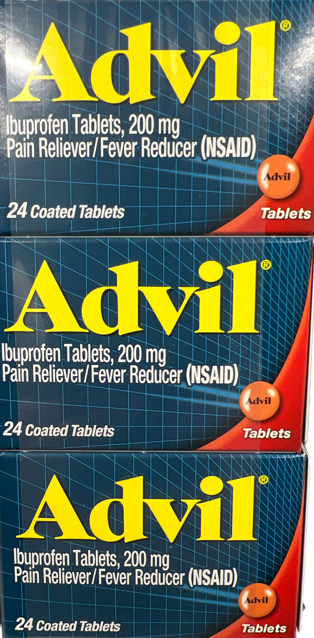 ADVIL TABLETS 6/24CT (JAR)