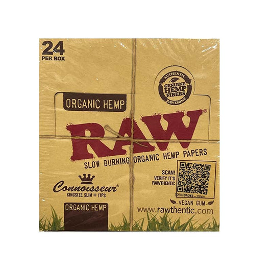 RAW PAPERS CONNOISEUR ORGANIC KING SIZE