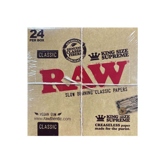 RAW PAPERS KING SIZE SUPREME 24CT