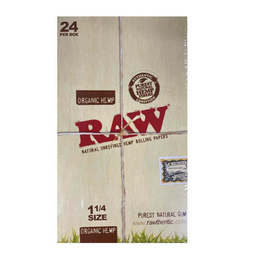 RAW PAPERS ORGANIC 1 1/4 24CT