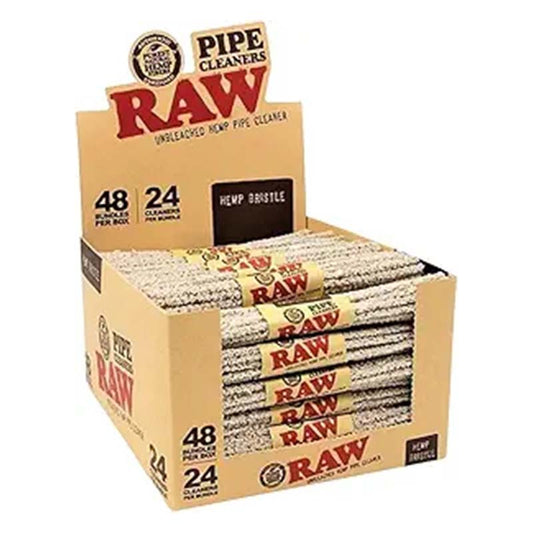 RAW PIPE CLEANER HEMP BRISTLE 48CT