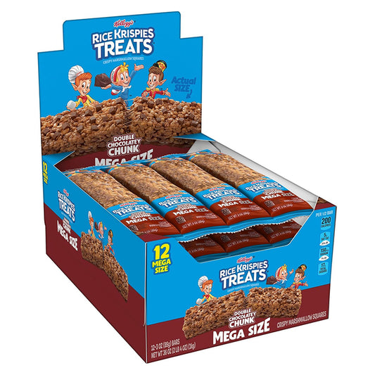 RICE KRISPIES DOUBLE CHOCOLATE CHUNK MEGA 12CT