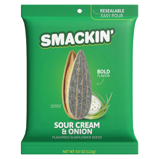 SMACKIN SEEDS SOUR CREAM & ONION 12CT