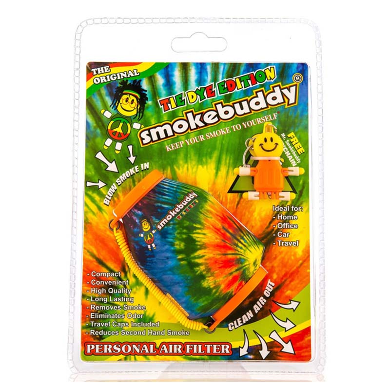 SMOKE BUDDY TIE DYE LARGE 1CT