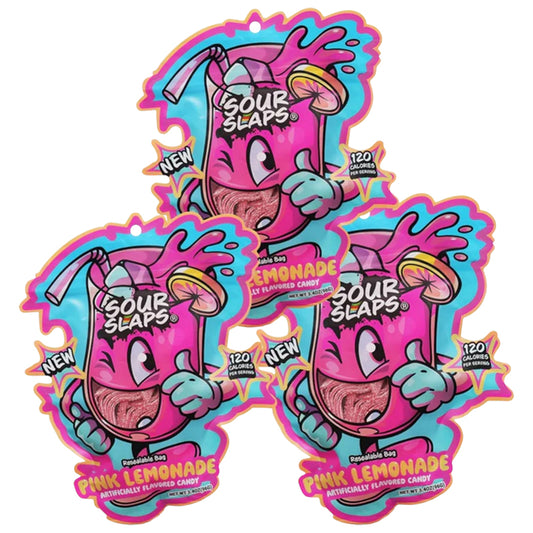 SOUR SLAPS PINK LEMONADE 12CT