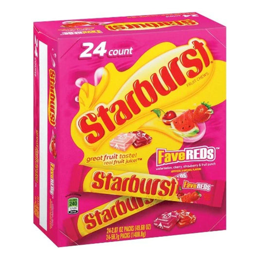 STARBURST FAVE REDS 24CT