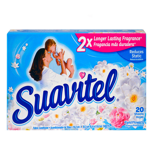 SUAVITEL SHEETS FIELD FLOWERS 20CT
