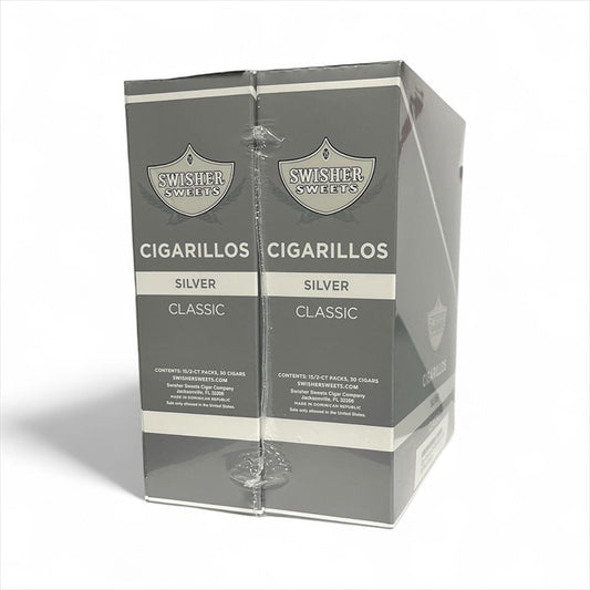 SWISHER SWEET SILVER POUCH 2/1.39c