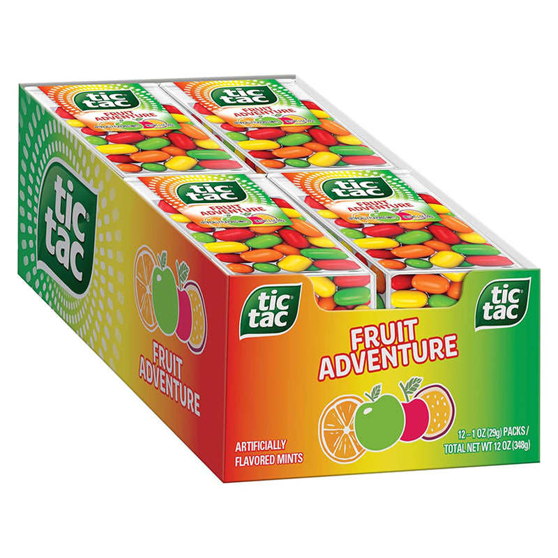 TIC TAC FRUIT ADVENTURE 12CT