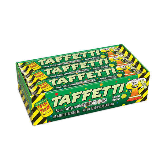 TOXIC WASTE TAFFETTI GREEN APPLE 24CT