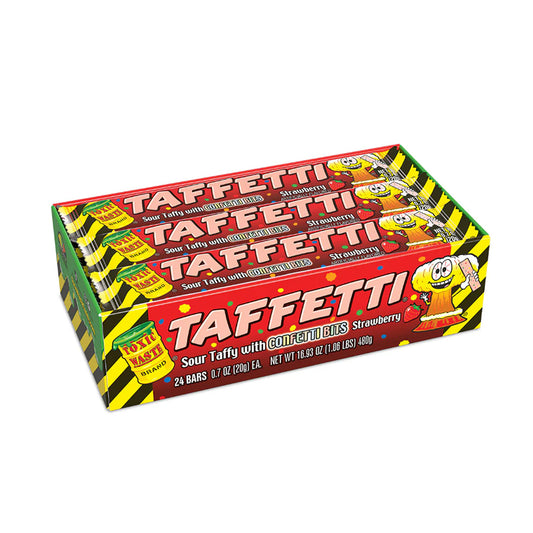 TOXIC WASTE TAFFETTI STRAWBERRY 24CT