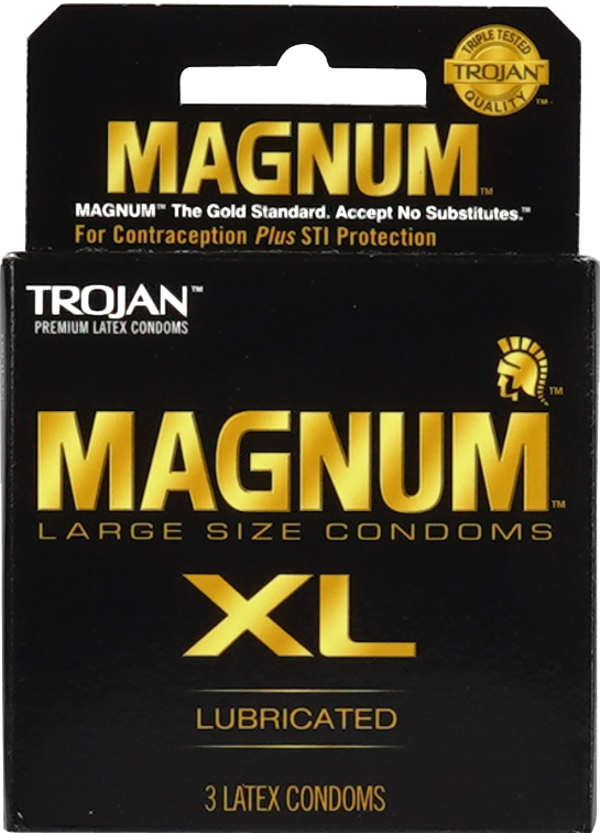TROJAN BLACK MAGNUM XL 6CT