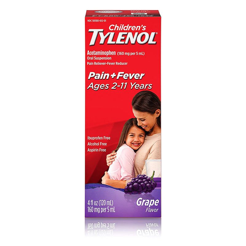 TYLENOL CHILDREN GRAPE 4OZ/3CT