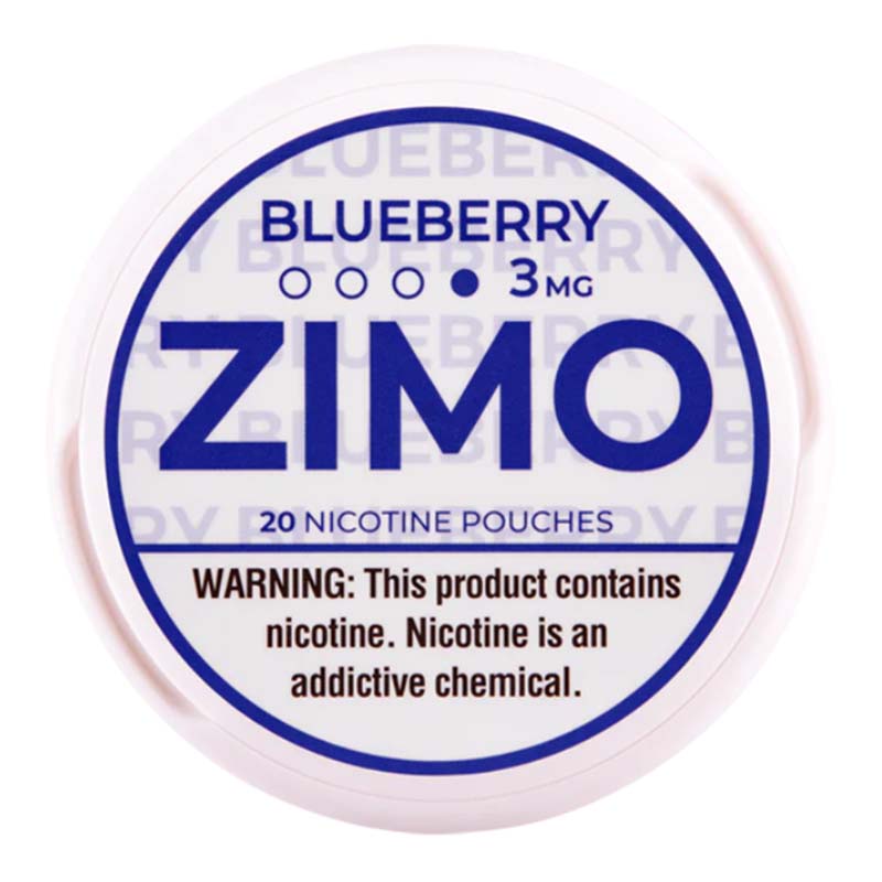 ZIMO POUCHES - BLUEBERRY 3MG